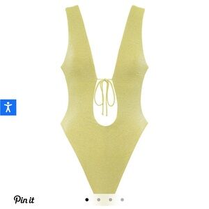 Lime Sparkle One-Piece